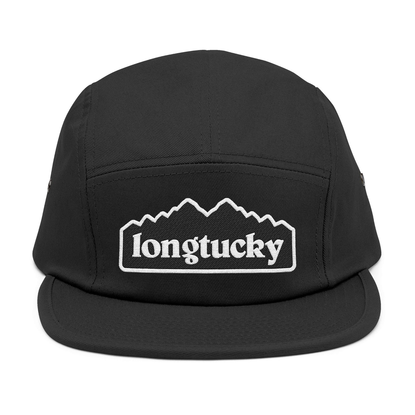 Unisex Black 5-Panel Cap